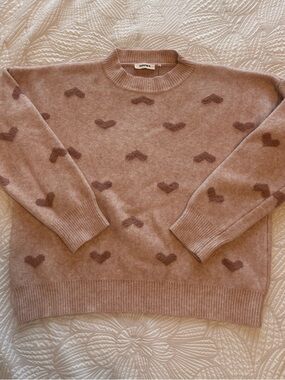 Women’s heart sweater size small